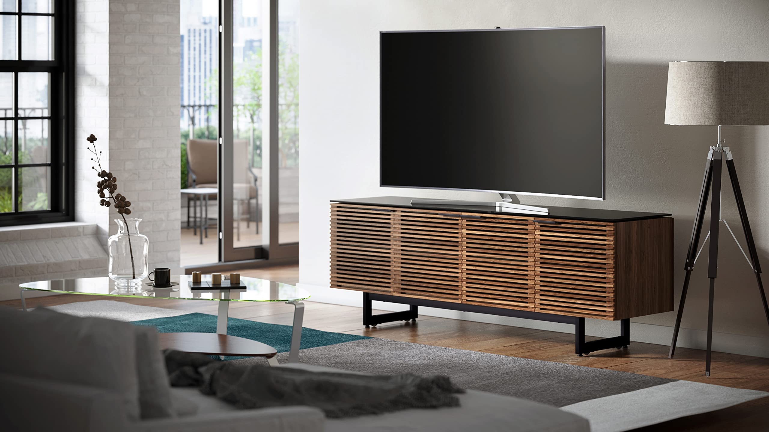 Amazon.com: BDI Corridor 8179 Quad-Width Tall Media Cabinet